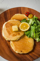 パンケーキセット Very delicious homemade pancake set