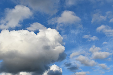 Obraz premium blue sky with clouds