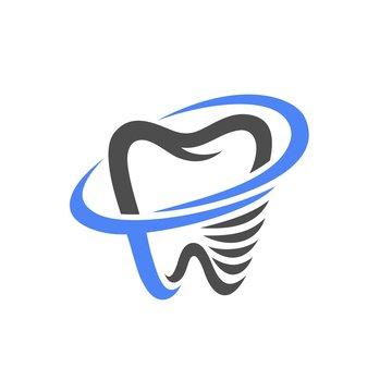 Dental logos with implant concepts