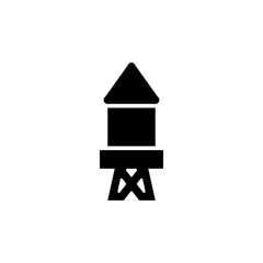 Grain storage icon. Nature farm symbol