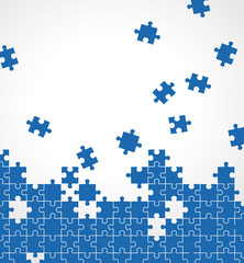 Fototapeta premium Jigsaw puzzle illustration background material