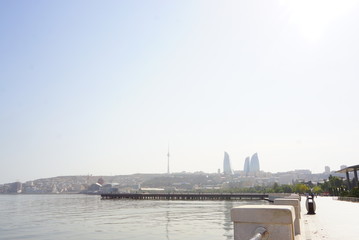 city view in Baku