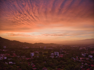 Colorful Sunset in Costa Rica