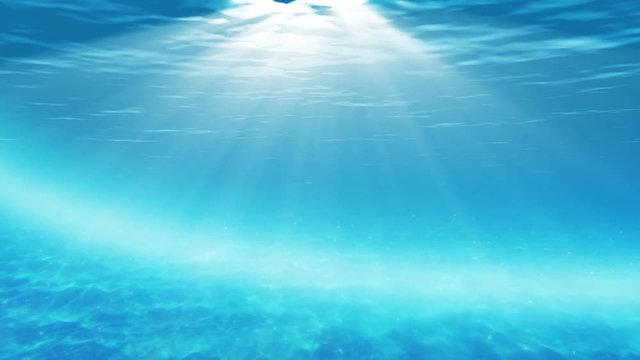 Underwater scene. Summer travel background. Check out my other underwater and seascape animations