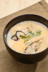 牡蠣の玉子ぞうすい