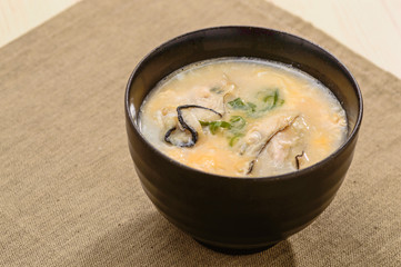 牡蠣の玉子ぞうすい