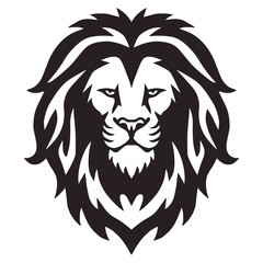 Lion Head Logo Vector Template Illustration Design Mascot