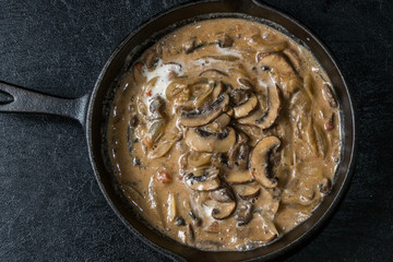 ロシア料理ストロガノフ Russian style stew (stroganoff)