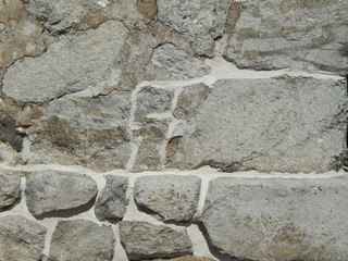 Vintage stone wall closeup texture