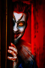 joker behind door