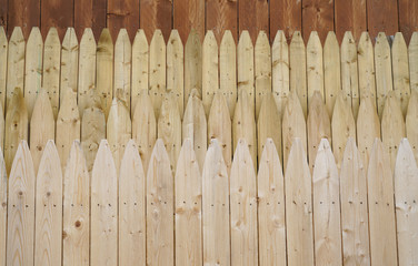 wood fence sample stacking as background