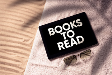 Books to read concept