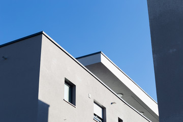 modern appartment building facade
