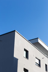Fototapeta na wymiar modern appartment building facade