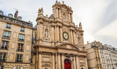 Fototapeta na wymiar Church of Saint-Paul-Saint-Louis in Paris, France