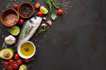 Fresh fish dorado