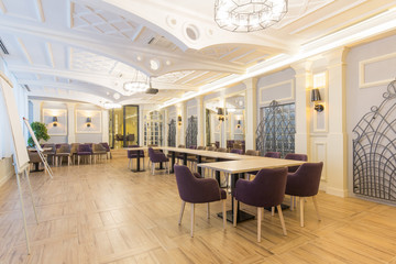 Interior of a luxury hotel conference room