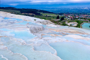 Pamukkale in Western Turkey taken in April 2019\r\n' taken in hdr