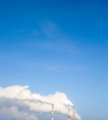 smoke from the chimney