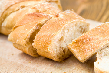 pieces of bread