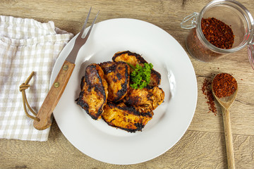 filet de porc grillé