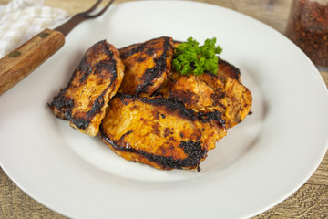 filet de porc grillé