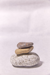  stones on the surface. small objects