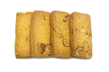 Biscuits single cracker homemade, Square and thick design, Apricot and Walnuts cookies and sweet...