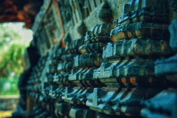 ancient architecture of an indian temple
