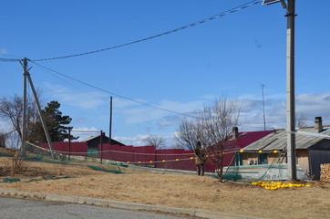 Sikachi-Alyan. Khabarovsk region / Russia - 04.19.2019: Sikachi-Alyan village now