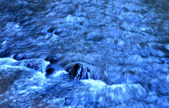 Rushing Water and Rocks