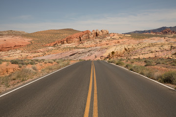 Fototapeta na wymiar Valley of fire State Park Nevada USA