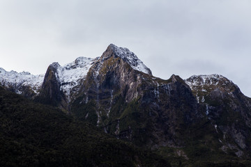 Milford Sound Rockface Peaks  