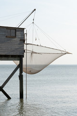 fisherman plaelet on the Atlantic coast Fouras France