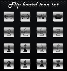 chess icon set