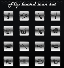 classic instruments icon set