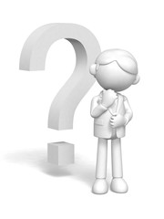 悩むビジネスマン