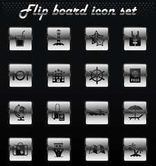 cruise icon set