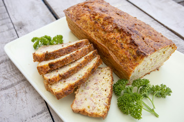 cake au jambon