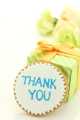クッキー　tahnk you