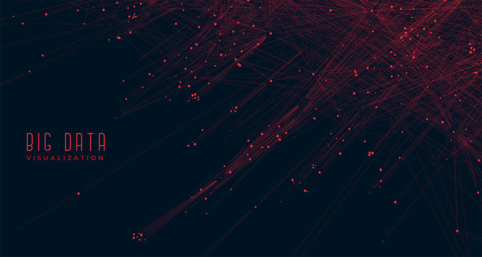big data visualization concept background