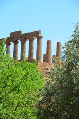 Fototapeta premium Ancient Greek Temple of Juno Valley of the Temple, Agrigento