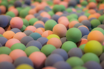 It is a pool full of balls.