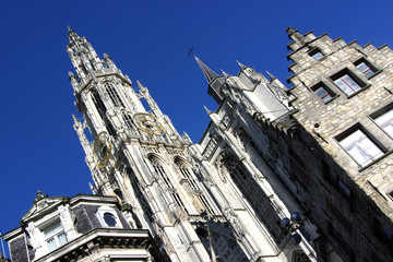 City of Antwerp Belgium church
