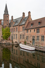 Fototapeta na wymiar Historic city of Brugge Belgium, Canals