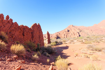 Bolivian canyon near Tupiza,Bolivia