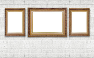 Classic blank photoe frame.