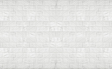 Modern white brick wall texture.