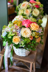 bouquet, wedding, rose, flower, flowers, pink, white, roses, floral, love, green, bride, bridal, beautiful, decoration, marriage, beauty, red, bunch, nature, arrangement, blossom, celebration, color, 