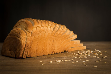 fresh sliced bread